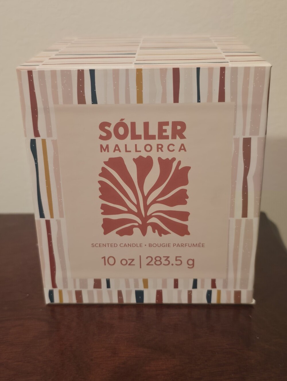 SÓLLER Mallorca Scented Candle - Coral Pink Design